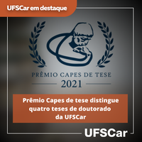 16° Prêmio CAPES de tese distingue quatro teses de doutorado da UFSCar