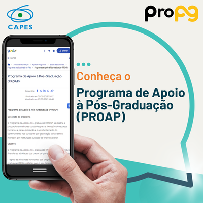 Conheça o Programa de Apoio à Pós-Graduação - PROAP