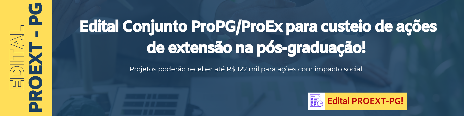 UFSCar lança edital para fomentar ações de extensão na pós-graduação com recursos do PROEXT-PG/CAPES