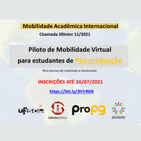 Chamada 11/2021 - Piloto de Mobilidade Virtual da AUGM para Pós-graduação