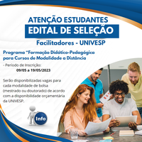 Edital de Seleção UNIVESP 2023