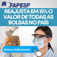 FAPESP aumenta em 15% o valor de todas as bolsas no país