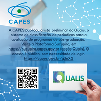 Lista preliminar do Qualis/CAPES